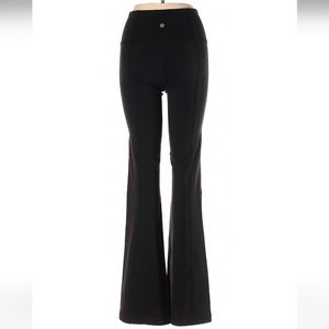 Lululemon Black Yoga Pants Medium 6 Tall/Long Length